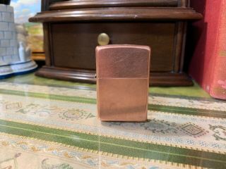 Vintage Copper Zippo E 03