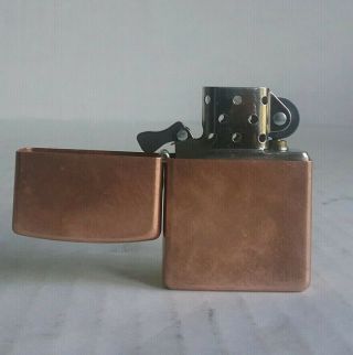 Rare Copper F 03 Zippo Lighter Unstruck