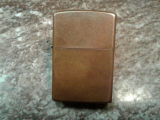 Copper Zippo Lighter E 03