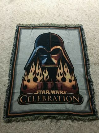 Star Wars Celebration Iii Darth Vader Throw Blanket 52 " X66 "