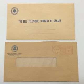 1960s Bell Telephone Company Canada Pre Printed Matter Meter Mail F840
