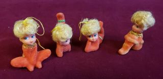 Vintage Shelf Sitter Fairy Ornaments
