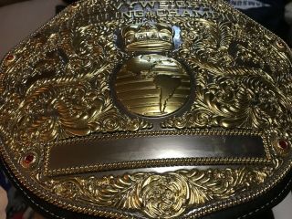 Fandu Big Gold Belt - Nickle And Gold 4mm Plate On Leather