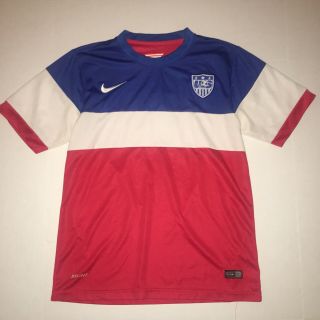 Nike Mens Medium Usa Mens Soccer Jersey Blue White Red Mm