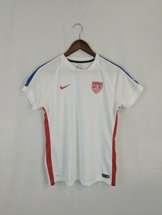 Nike Uswnt Training Soccer Jersey White/red/blue Women 