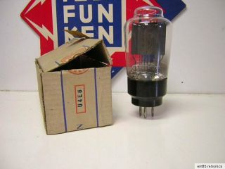 Pedersen U4e8 Px4 Close Equivalent Rare Black Plate Triode Tube,  Valve