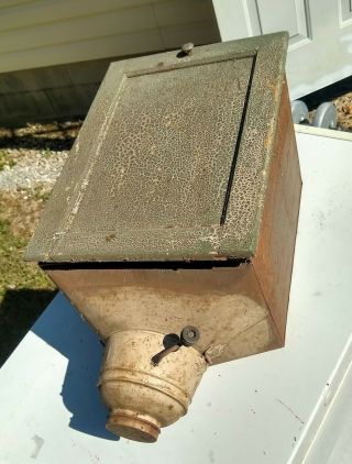 Vintage Antique Hoosier Cabinet Flour Bin Sifter Tin Hardware Kitchen